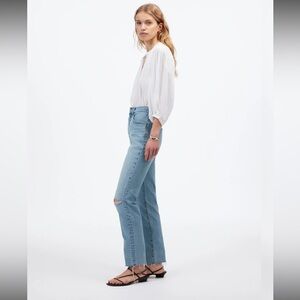 Madewell Jeans - The Perfect Vintage medium light wash distressed